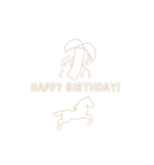 動く午年の星 Happy New Year（個別スタンプ：18）