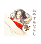 一年中使える★美麗な花魁（個別スタンプ：12）