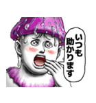 表情全開16-18 キノコ ver.5 お久しぶり（個別スタンプ：34）