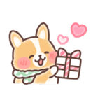まるまるコーギーほっこり冬（個別スタンプ：8）
