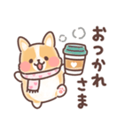 まるまるコーギーほっこり冬（個別スタンプ：17）