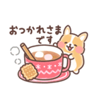 まるまるコーギーほっこり冬（個別スタンプ：18）