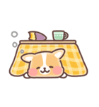 まるまるコーギーほっこり冬（個別スタンプ：30）