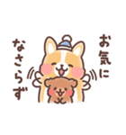まるまるコーギーほっこり冬（個別スタンプ：35）