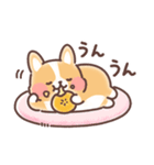 まるまるコーギーほっこり冬（個別スタンプ：36）
