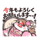 荒ぶる文鳥さんの年末年始（個別スタンプ：9）