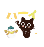 Popup！大人かわいい絵本の猫42[年末年始]（個別スタンプ：20）