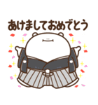 デブくま（おデブな正月2026）（個別スタンプ：1）