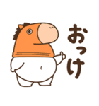 デブくま（おデブな正月2026）（個別スタンプ：8）