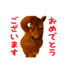 踊る！横揺れお馬さんのお正月（個別スタンプ：11）