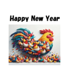 十二支全部 あけおめ 年賀状 集合体（個別スタンプ：34）