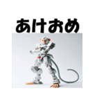 十二支全部 あけおめ 年賀状 プラモデル（個別スタンプ：29）