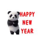 踊る！ダンシングパンダのお正月（個別スタンプ：7）