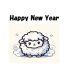 十二支全部 あけおめ 年賀状 1990年代（個別スタンプ：27）