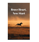 Run to 2026！野生の馬たちの新年スタンプ（個別スタンプ：12）