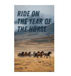 Run to 2026！野生の馬たちの新年スタンプ（個別スタンプ：20）