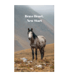 Run to 2026！野生の馬たちの新年スタンプ（個別スタンプ：39）