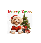 動く！トイプードルの年末年始スタンプ（個別スタンプ：22）