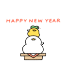 へんてこなアヒルの楽しい年末年始（個別スタンプ：5）