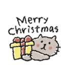 年末年始にも使える！ネコたちの冬スタンプ（個別スタンプ：15）