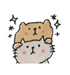 年末年始にも使える！ネコたちの冬スタンプ（個別スタンプ：17）