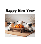 十二支全部 あけおめ 年賀状 こたつ（個別スタンプ：6）