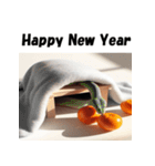 十二支全部 あけおめ 年賀状 こたつ（個別スタンプ：20）