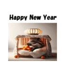 十二支全部 あけおめ 年賀状 こたつ（個別スタンプ：39）