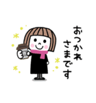 ゆるかわ女子♡年賀スタンプ2026（個別スタンプ：29）