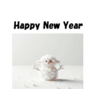 十二支全部 あけおめ 年賀状 雪だるま（個別スタンプ：27）