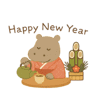 ほっこり冬のご挨拶 お正月 年末年始 慶春（個別スタンプ：22）