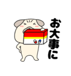 【あけおめ】パグ犬のぱーちゃん91（個別スタンプ：12）