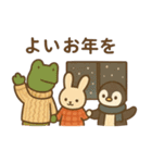 ほっこり冬のご挨拶 お正月 年末年始 賀春（個別スタンプ：11）