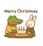 ほっこり冬のご挨拶 お正月 年末年始 迎福（個別スタンプ：20）