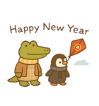 ほっこり冬のご挨拶 お正月 年末年始 迎福（個別スタンプ：28）