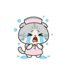 白猫ナースの年末年始のご挨拶（個別スタンプ：11）