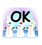 飛び出す！クリスマス年末年始スタンプ2025（個別スタンプ：13）