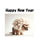 十二支全部 あけおめ トリケラトプス（個別スタンプ：27）