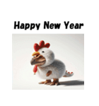 十二支全部 あけおめ トリケラトプス（個別スタンプ：34）