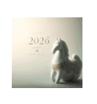 埴輪 2026年 あけおめ 馬 年賀状（個別スタンプ：2）