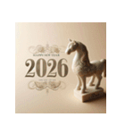 埴輪 2026年 あけおめ 馬 年賀状（個別スタンプ：7）