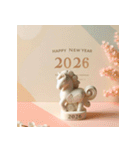 埴輪 2026年 あけおめ 馬 年賀状（個別スタンプ：11）