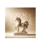 埴輪 2026年 あけおめ 馬 年賀状（個別スタンプ：23）