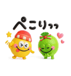 お正月♡カラフルモンスター♡NEWYEAR（個別スタンプ：27）