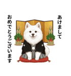 サモエド年末年始ご挨拶（個別スタンプ：38）