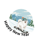 サモエド年末年始ご挨拶（個別スタンプ：39）