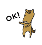 年賀の馬（個別スタンプ：12）