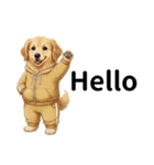 ワンコ大集合！犬好きのための年末年始挨拶（個別スタンプ：19）