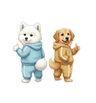 ワンコ大集合！犬好きのための年末年始挨拶（個別スタンプ：28）