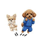 ワンコ大集合！犬好きのための年末年始挨拶（個別スタンプ：30）